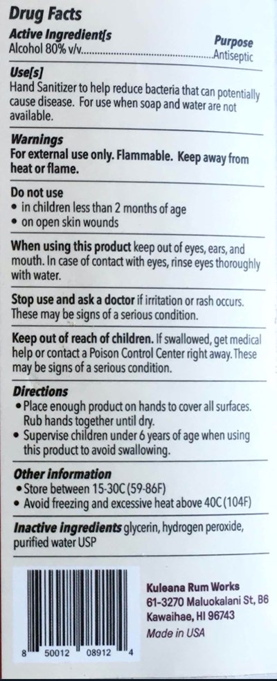Back Label (Krw Sanitizer Back Label)